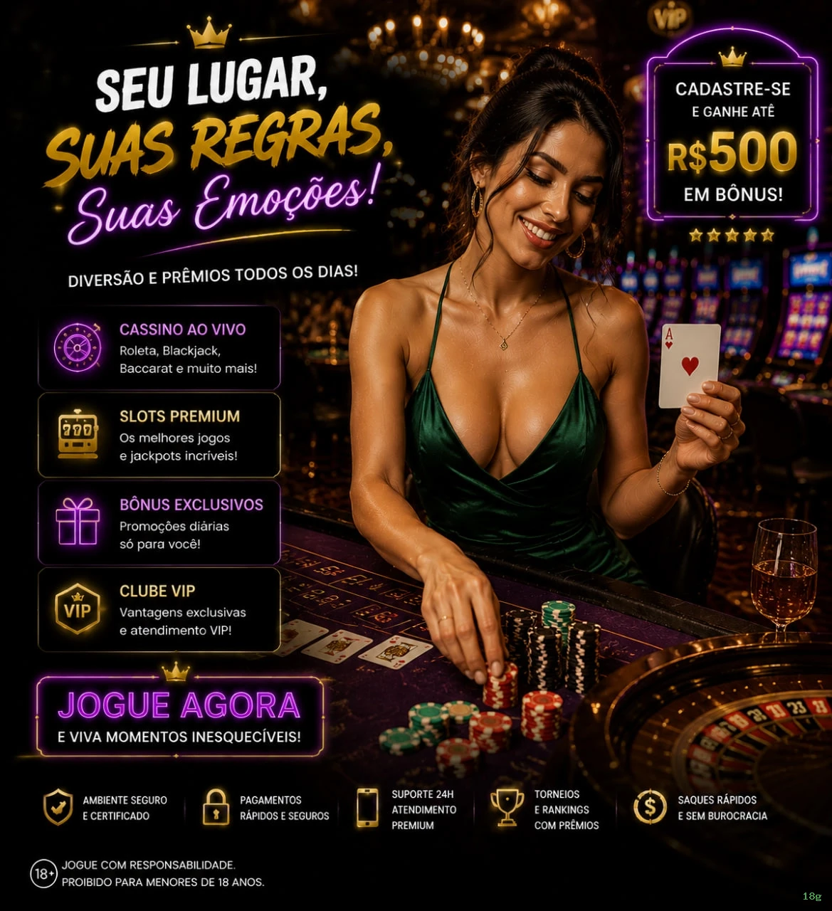 Cassino 18g app mobile
